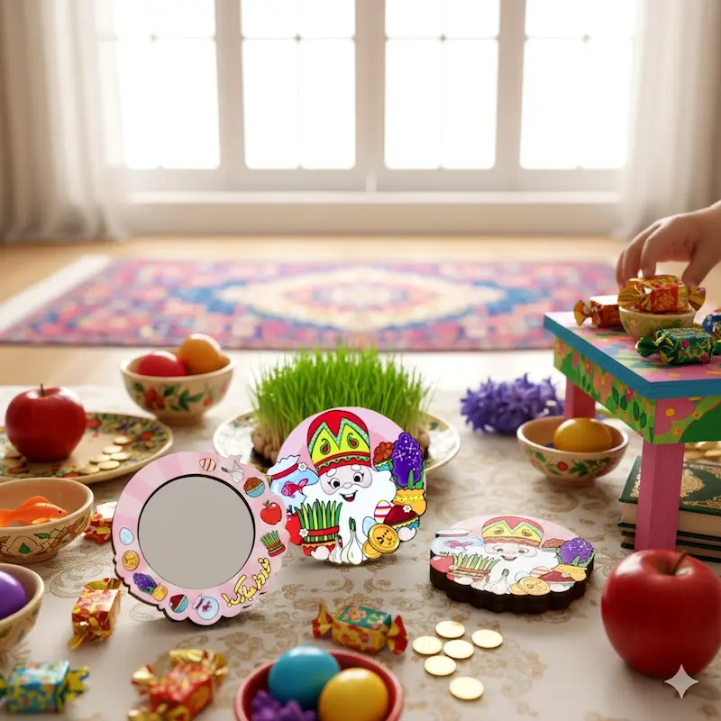 آینه چوبی عمو نوروز