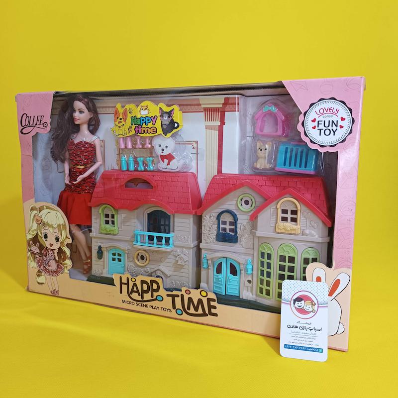 ست خانه عروسکی و باربی Happy Time ( کد 1024)