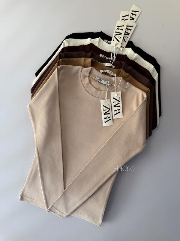 بلیز یقه گرد zara
