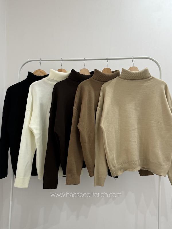 بلوز بافت یقه اسکی