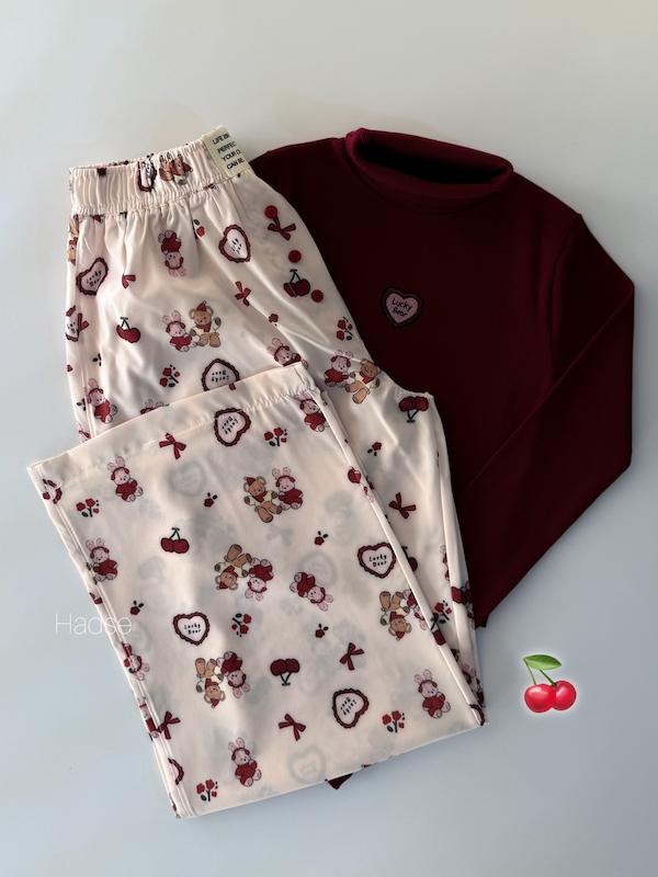 ست یقه اسکی آستین بلند و شلوار