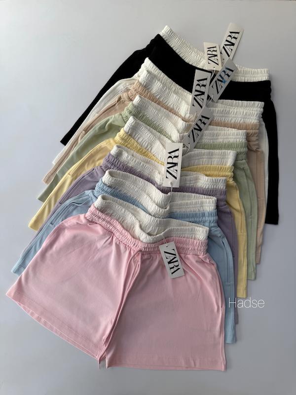 شورتک کمر دوبل Zara