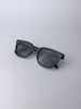 عینک Chrome Hearts یونیسکس با فریم استات و قسمت فلزی سیلور و UV400
