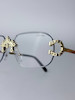 عینک Cartier Frameless سه صلیب با فریم استات و فلز سیلور و شیشه فتوکرومیک UV400
