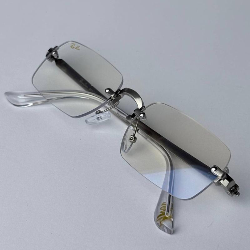 عینک Ray-Ban ASAP Rocky بدون فریم با بدنه فلزی سبک و ویژگی‌های UV400 و Blue Control