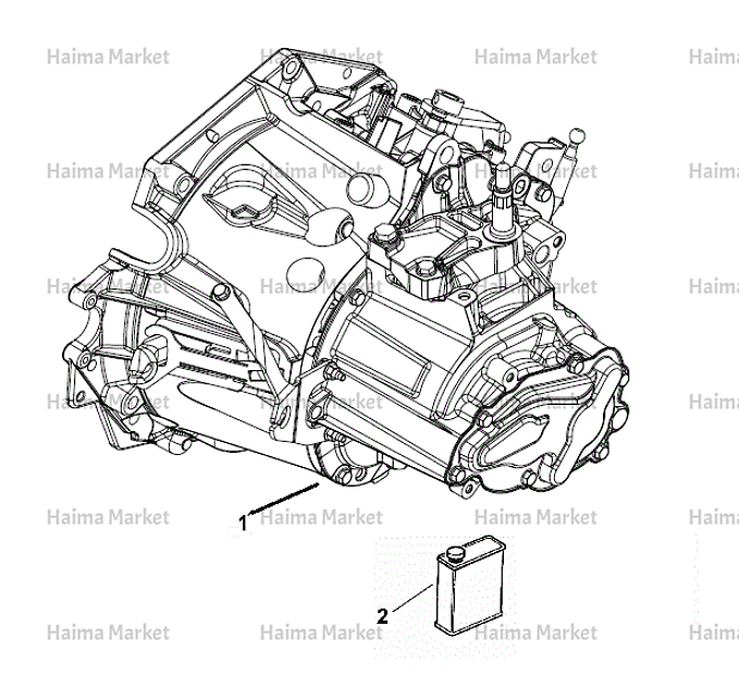 گیربکس 6 دنده تارا دنده ای MT6-TU5P