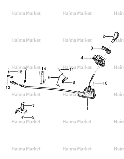 شیفتر تعویض دنده H30 اتوماتیک