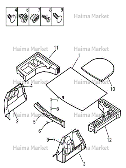 موکت کف صندوق عقب H30 شرکتی