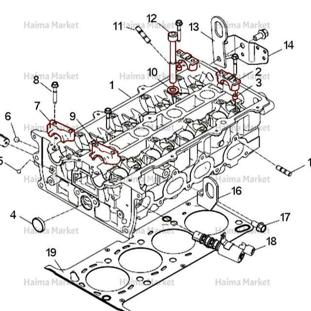 سرسیلندر کامل هایما S7 1.8 توربو شرکتی