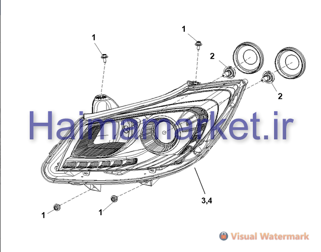 کاتالوگ محل قرار گیری قطعه