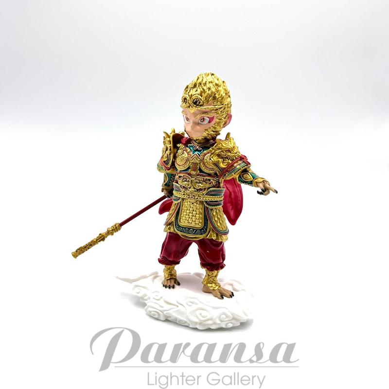 فندک زیپو فیگور میمون مگنتی شبتاب با ارتفاع ۱۸ سانتی‌متر و جعبه رنگی جذاب