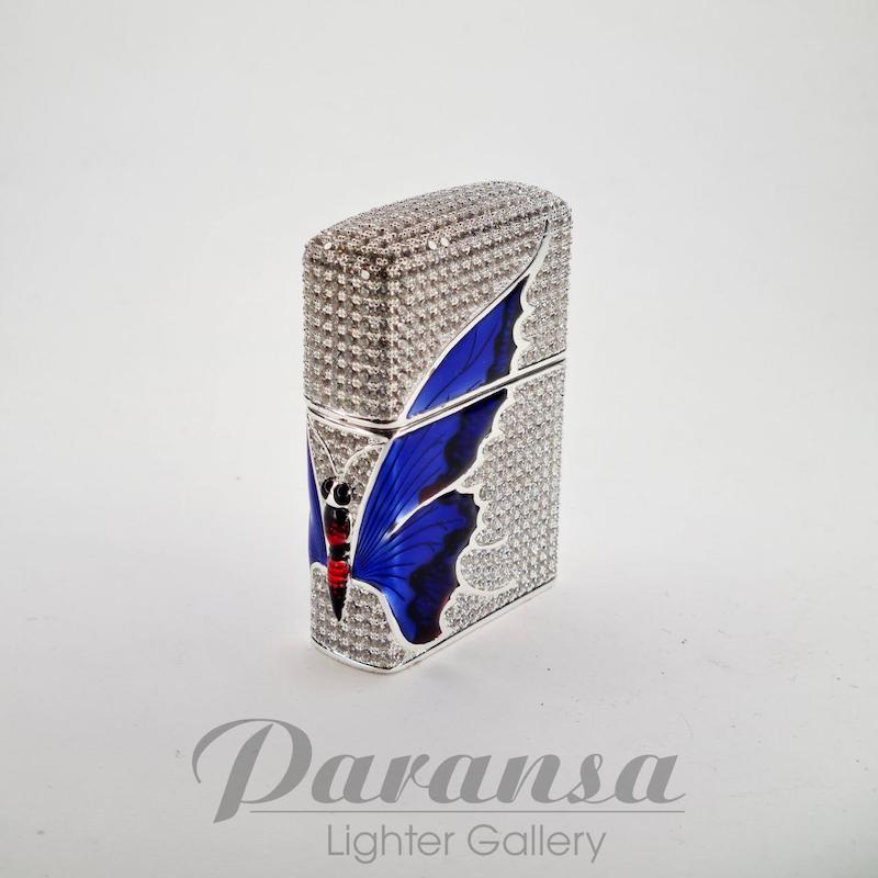 فندک زیپو کاستوم مدل پروانه‌ای Custom Zippo