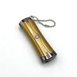 فندک شعله نوری برند Broad گازی با شعله قرمز، آویز زنجیری فلزی و جعبه اصلی مشکی