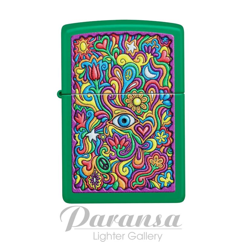 فندک زیپو اورجینال مدل TRIPPY DESIGN 