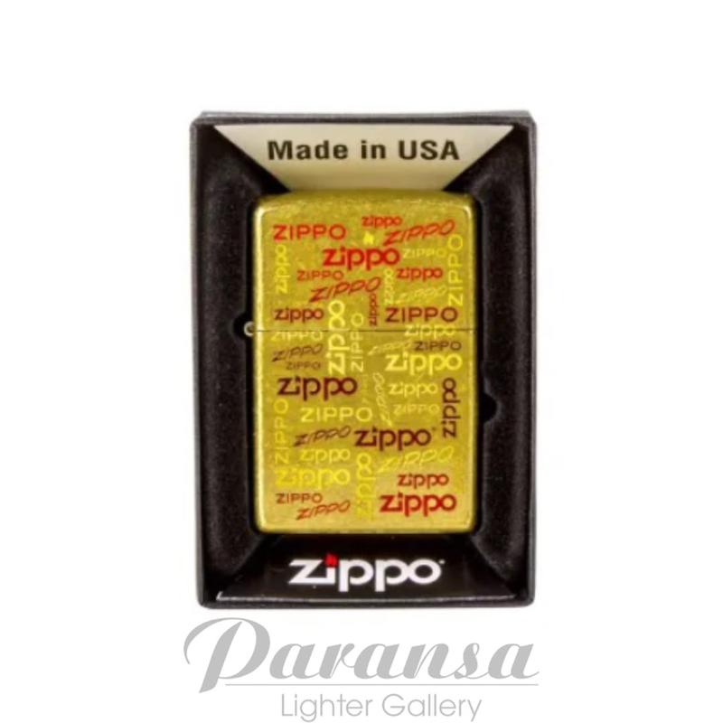 فندک زیپو اورجینال مدل ZIPPO LOGOS DESIGN