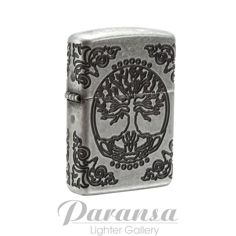 فندک زیپو Armor Tree of Life مدل 29670 با حکاکی 360 درجه