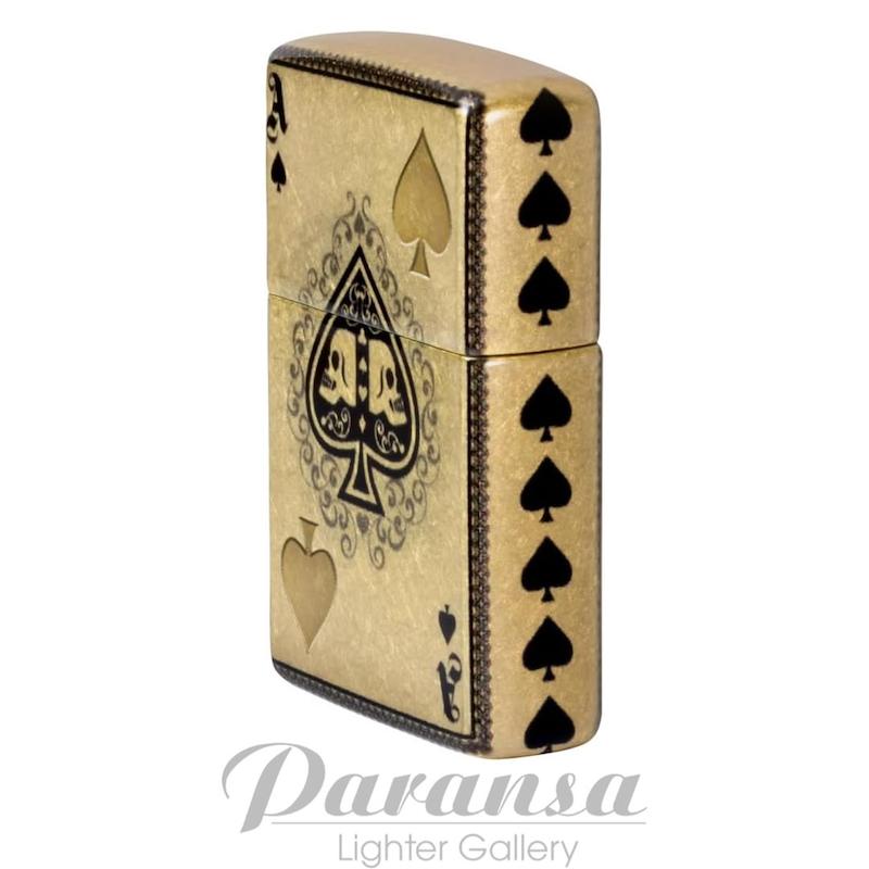 فندک زیپو اورجینال پریمیوم مدل ACE OF SPADES