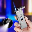 فندک گازی شارژی FLABOX با چراغ قوه سه حالته