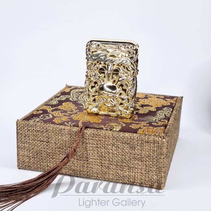 فندک زورو بنزینی سنگین‌وزن طرح زیپو با طراحی اسکلت به سبک زیمو