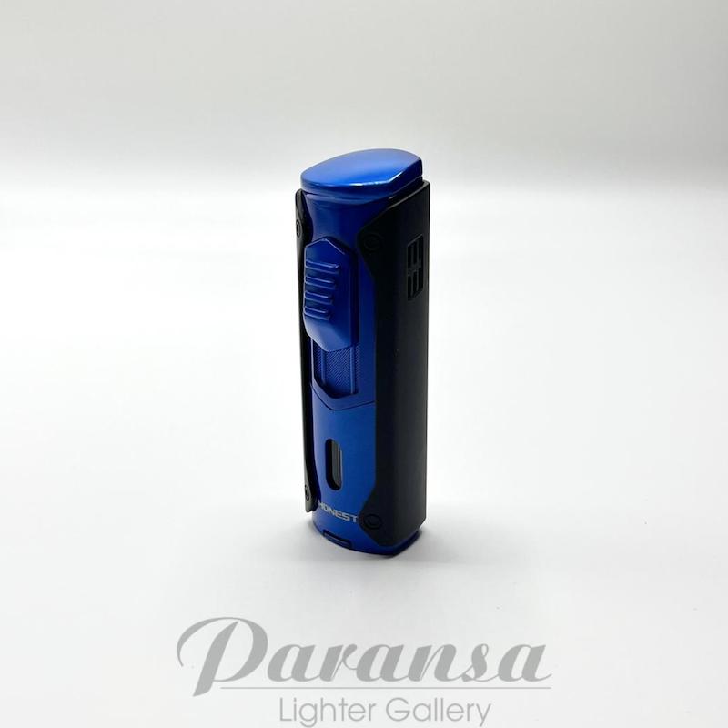 تصویر فندک اتمی ۴ شعله آنست با بدنه فلزی و شعله‌های قدرتمند توربو ضدباد