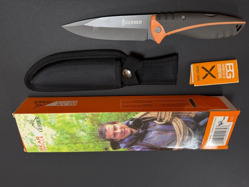 چاقوی بقا برند GERBER مدل 133 غلاف دار
