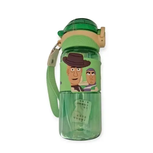 قمقمه فانتزی نی دار 550 ml طرح داستان اسباب بازی کد 8853