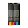 مدادرنگی گرد ووک 12 رنگ چوب مشکی جعبه مقوایی کد 12-9501