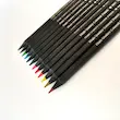 مدادرنگی گرد ووک 12 رنگ چوب مشکی جعبه مقوایی کد 12-9501