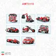 لگو ریز ساختنی 23 مدل ماشین مسابقه کد 3110 تولید AMT