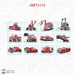 لگو ریز ساختنی 23 مدل ماشین مسابقه کد 3110 تولید AMT