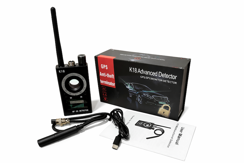 دستگاه آشکارساز و ضد شنود ، فرکانس یاب، GPS یابK18 Advanced Detector (GPS / Spy / Monitor Detector)