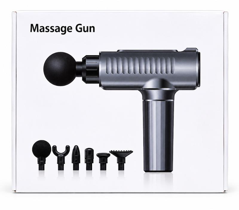 ماساژور تفنگی شارژی (Massage Gun) مدل ۶ سری _ ۳۰ حالت سرعت قابل تنظیم