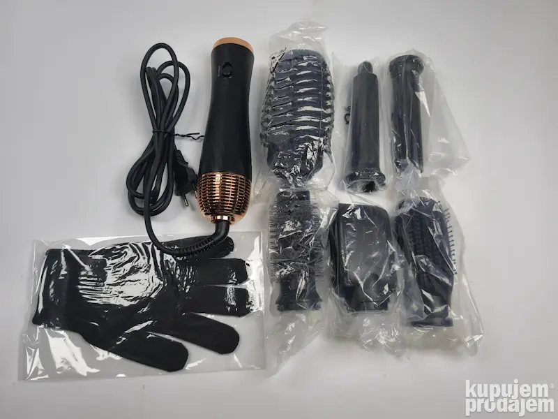 برس سشوار حرارتی ۵ کاره _استایلر مو_ ست آرایش مو_ سشوار حالت دهنده مو ۶ کاره