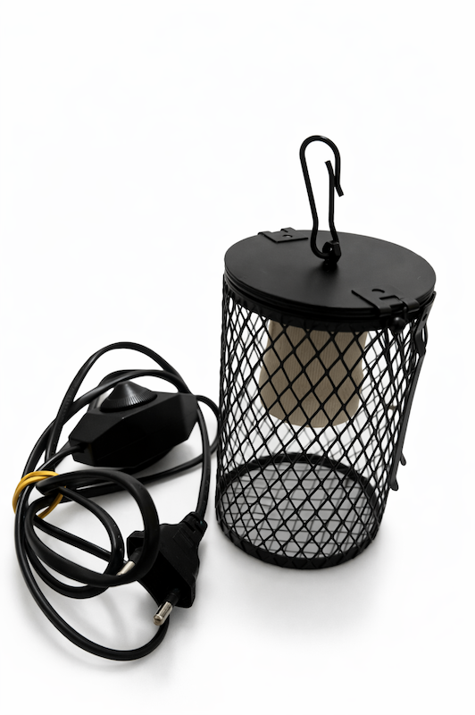 لامپ آویز فلزی توری (محافظ‌دار) مدل صنعتی