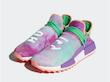 adidas x Pharrell NMD 'Chalk Coral Flash Green-Lab Purple