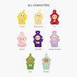 Teletubbies Vibrancy Series Figures Sealed Cardboard