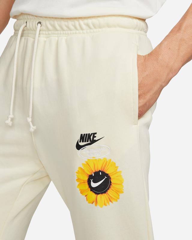 شلوار نایک Nike Sportswear Men’s French Terry Trousers “Coconut Milk / Black” | DM5013‑113