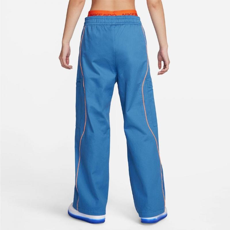 شلوار نایک زنانه Nike W NSW Street HR Woven Pants “Star Blue” | FN1950‑402