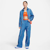 شلوار نایک زنانه Nike W NSW Street HR Woven Pants “Star Blue” | FN1950‑402