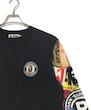 KBAPE A Bathing Ape Patched Crew Sweat Blac
