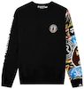 KBAPE A Bathing Ape Patched Crew Sweat Blac
