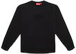Supreme Cutout Logo Crewneck Black