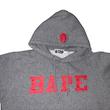 BAPE Happy New Year Spell Out Hoodie Grey
