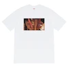 Supreme Split Tee White