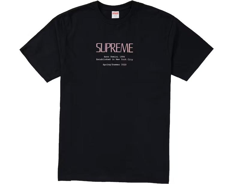 Supreme Anno Domini T-Shirt Black