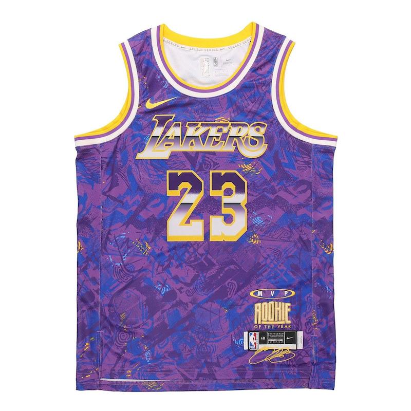NBA Retro Basketball Vest SW Fan Edition LeBron James 23 Purple