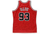 BAPE x Mitchell & Ness Bulls ABC Basketball Swingman Trikot Rot