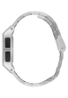 ساعت دیجیتال نیکسون Nixon Base A1107‑000 سیلور استیل با طراحی رترو
