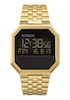 ساعت دیجیتال نیکسون Nixon Re‑Run A158 0000 طلایی (Gold) با طراحی وینتیج و صفحه LCD