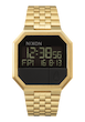 ساعت دیجیتال نیکسون Nixon Re‑Run A158 0000 طلایی (Gold) با طراحی وینتیج و صفحه LCD